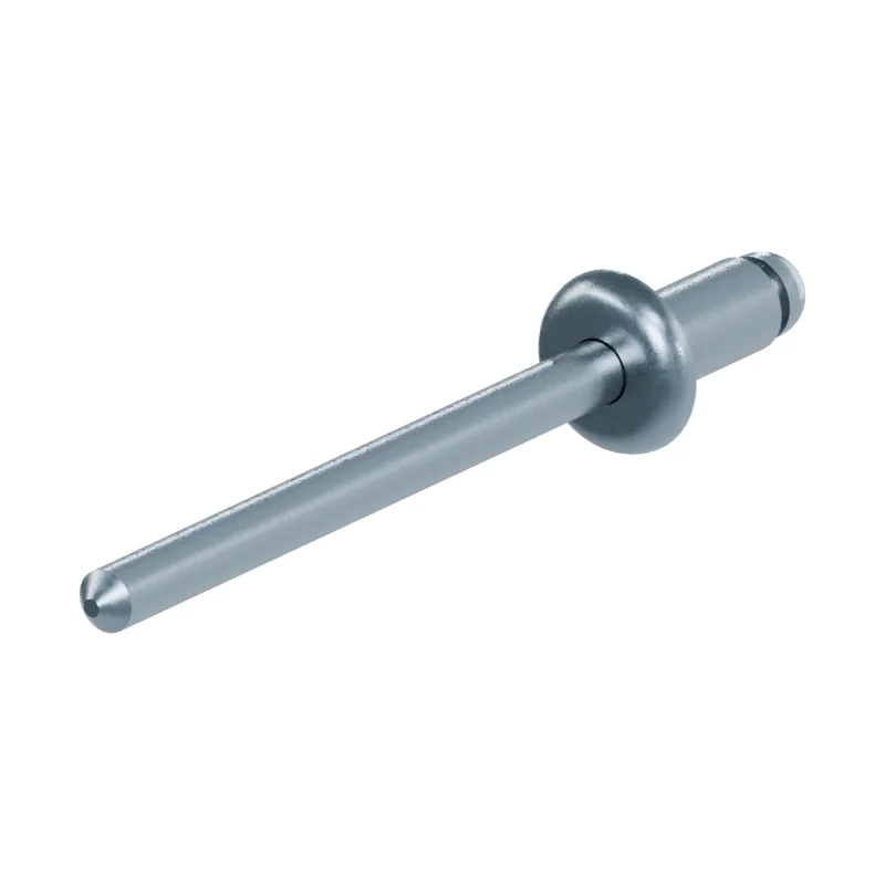 Open End Blind Rivet, St/St, Protruding Head ISO 15979 3 × 6, zinc plated