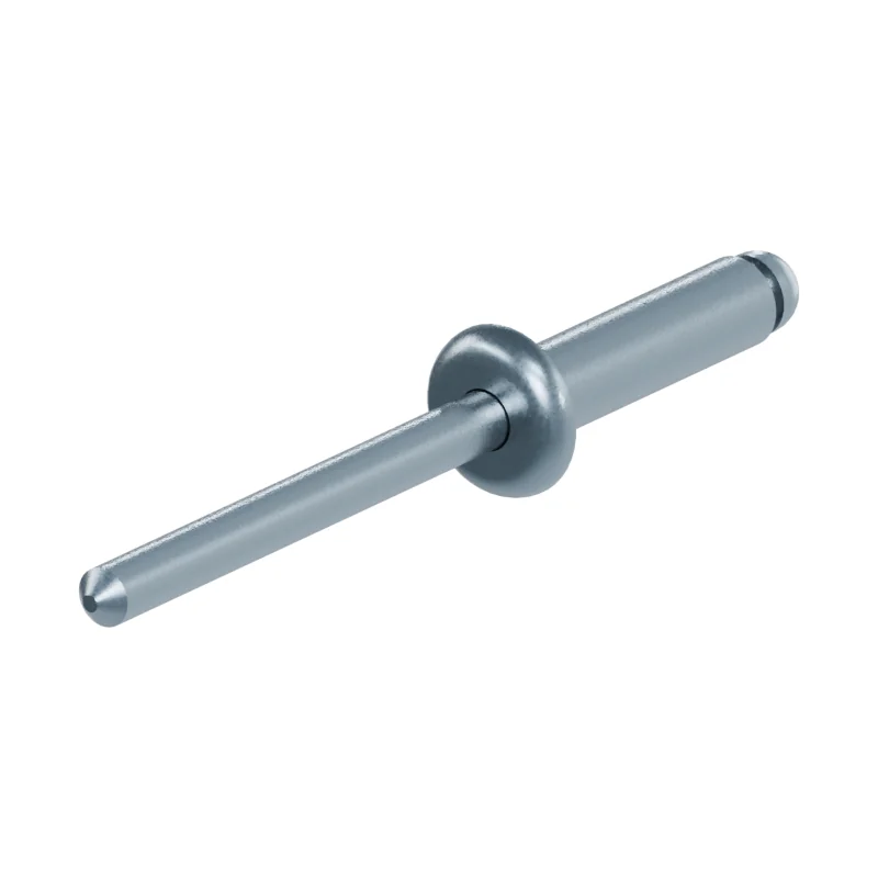 Open End Blind Rivet, St/St, Protruding Head ISO 15979 4 × 16, zinc plated