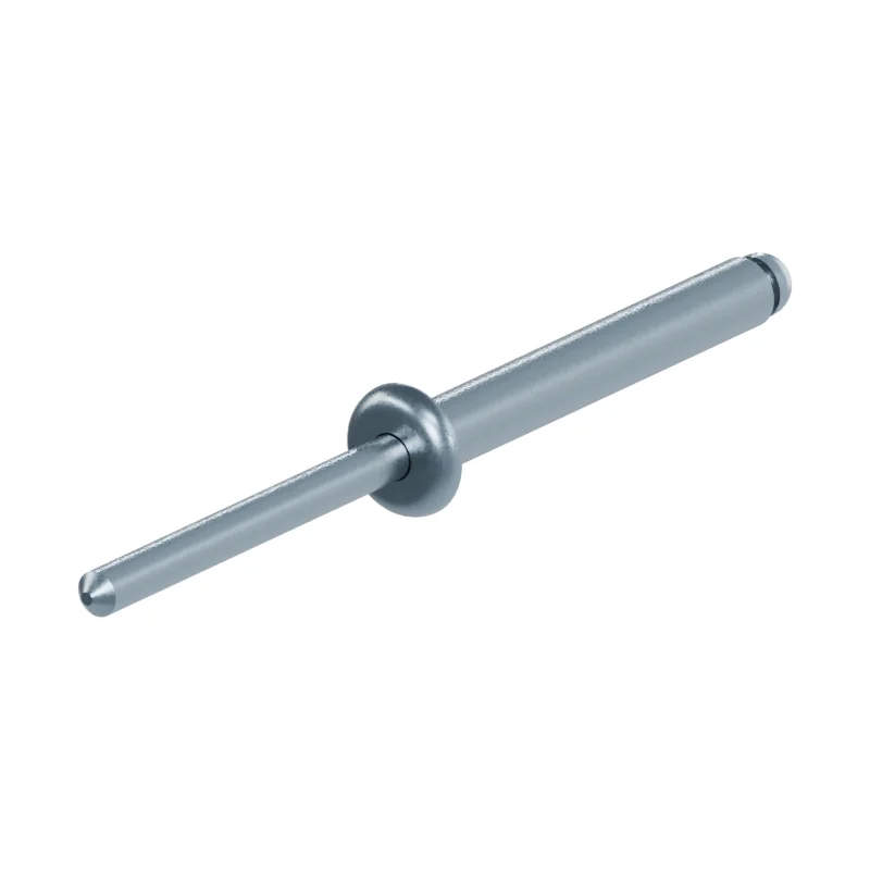 Open End Blind Rivet, St/St, Protruding Head ISO 15979 4 × 30, zinc plated