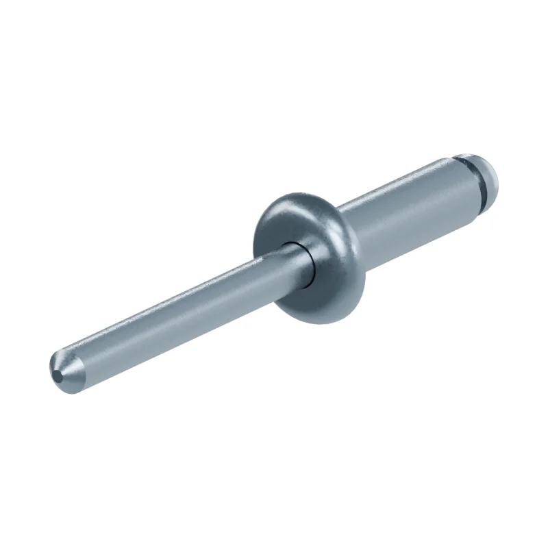 Open End Blind Rivet, St/St, Protruding Head ISO 15979 5 × 16, zinc plated