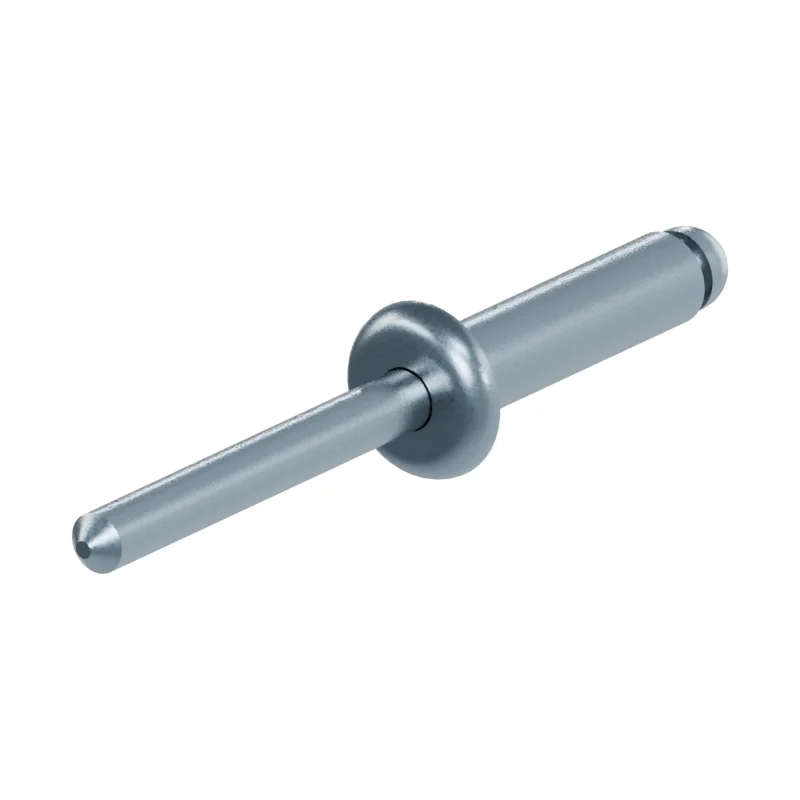 Open End Blind Rivet, St/St, Protruding Head ISO 15979 5 × 20, zinc plated