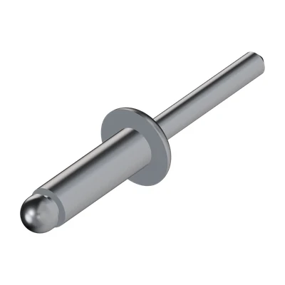 Open End Blind Rivet, St/St, Protruding Head ISO 15979 6.4 × 20, overview