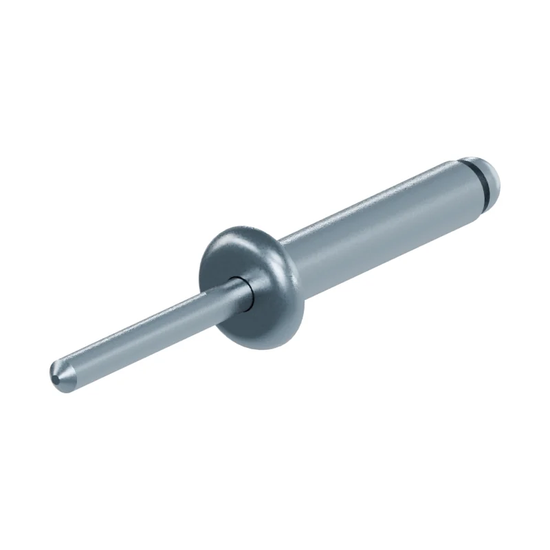 Open End Blind Rivet, St/St, Protruding Head ISO 15979 6 × 30, zinc plated
