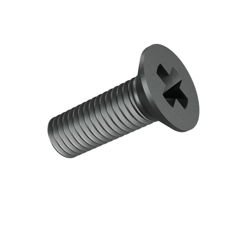 Phillips Countersunk Head Machine Screw DIN 965 M10 × 30, plain steel