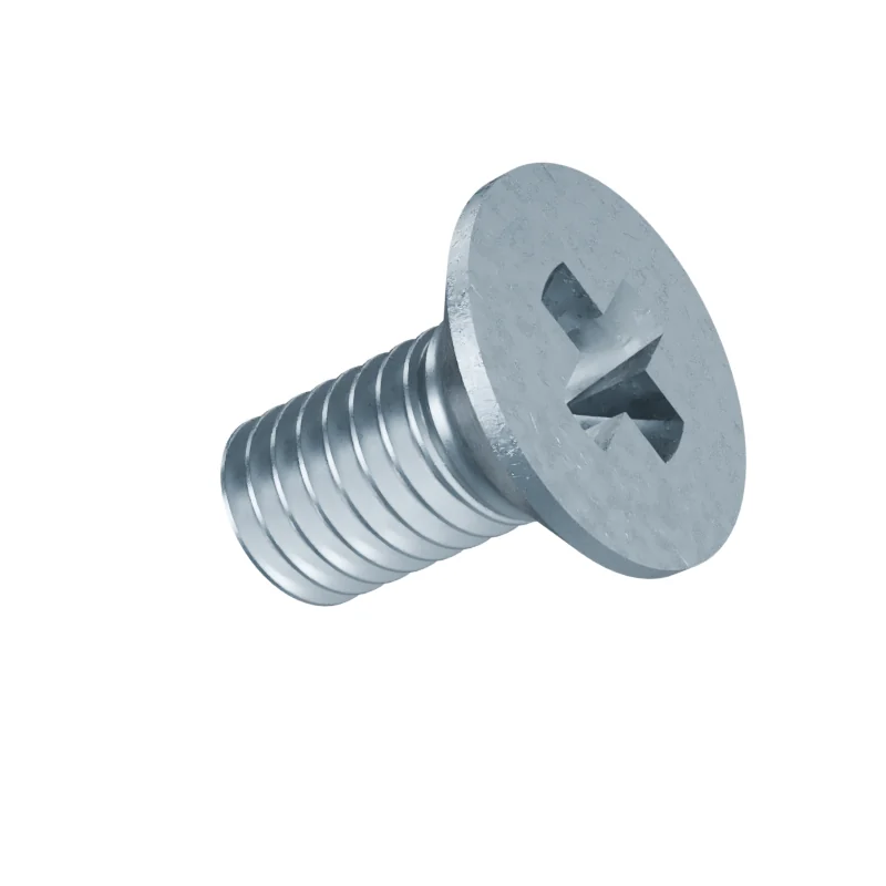 Phillips Countersunk Head Machine Screw DIN 965 M3 × 6, zinc plated
