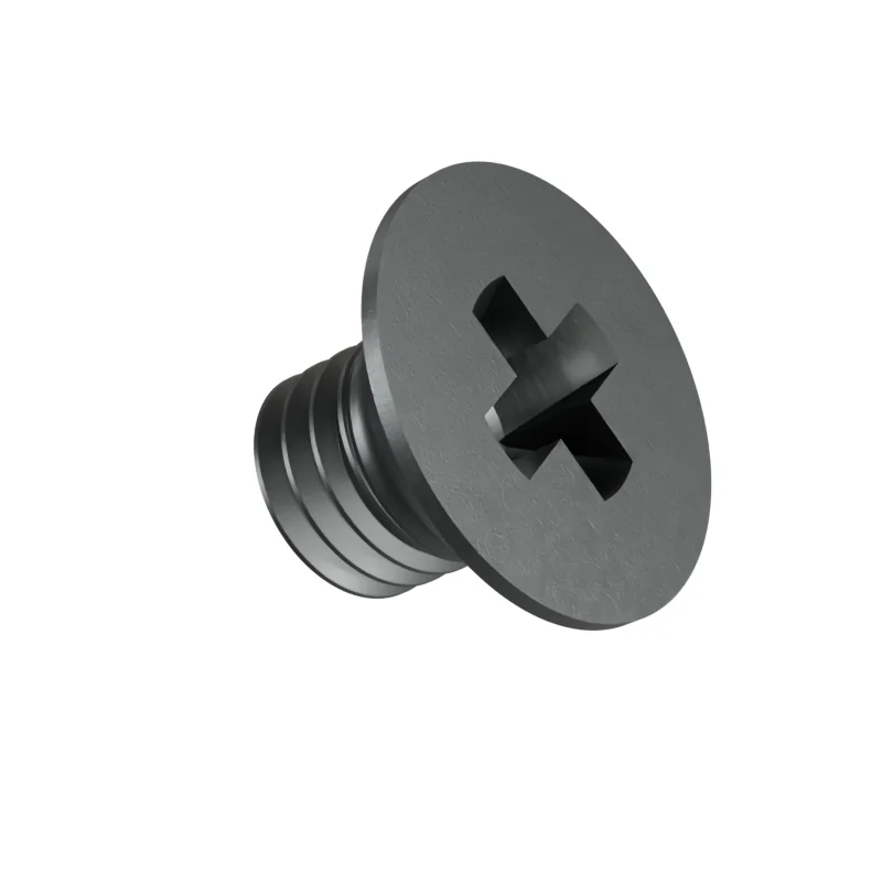 Phillips Countersunk Head Machine Screw DIN 965 M5 × 6, plain steel