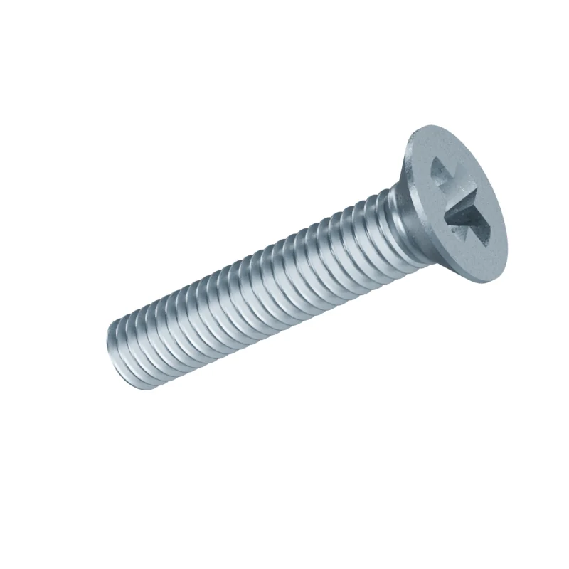 Phillips Countersunk Head Machine Screw DIN 965 M6 × 30, zinc plated