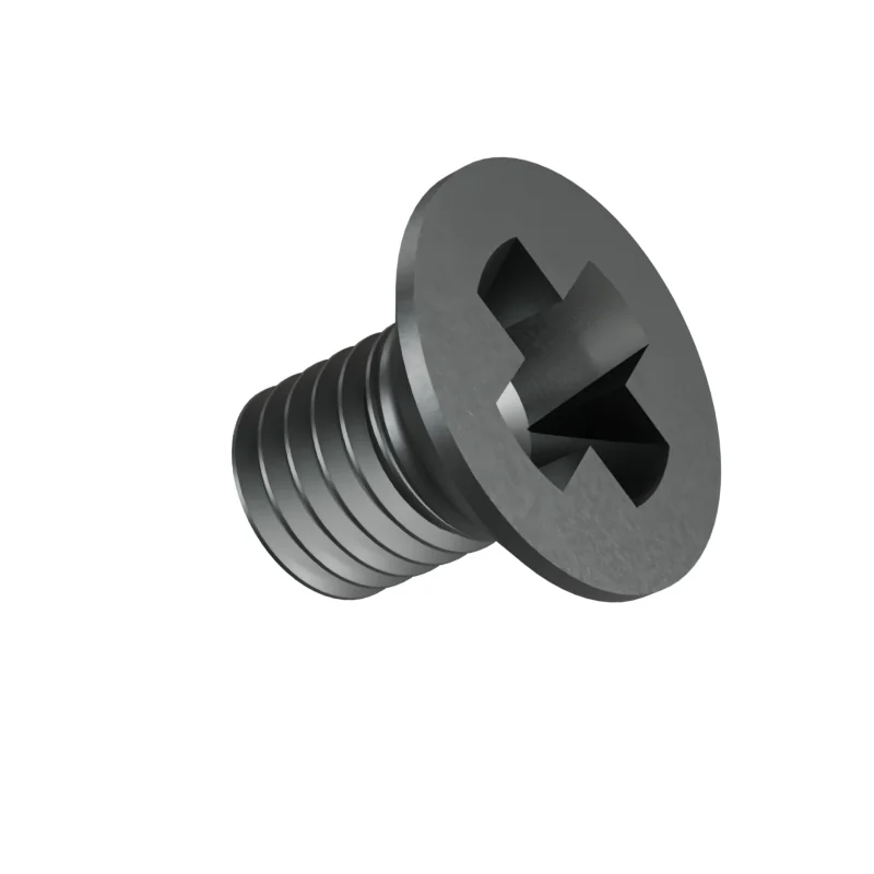 Phillips Countersunk Head Machine Screw DIN 965 M8 × 12, plain steel