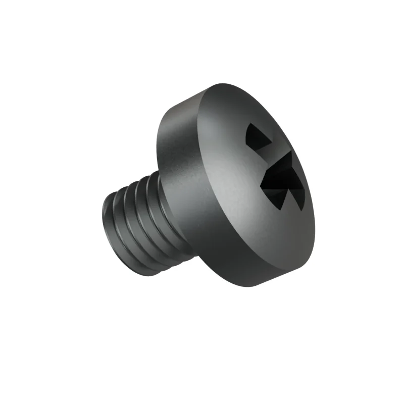 Phillips Pan Head Machine Screw DIN 7985 M10 × 12, plain steel