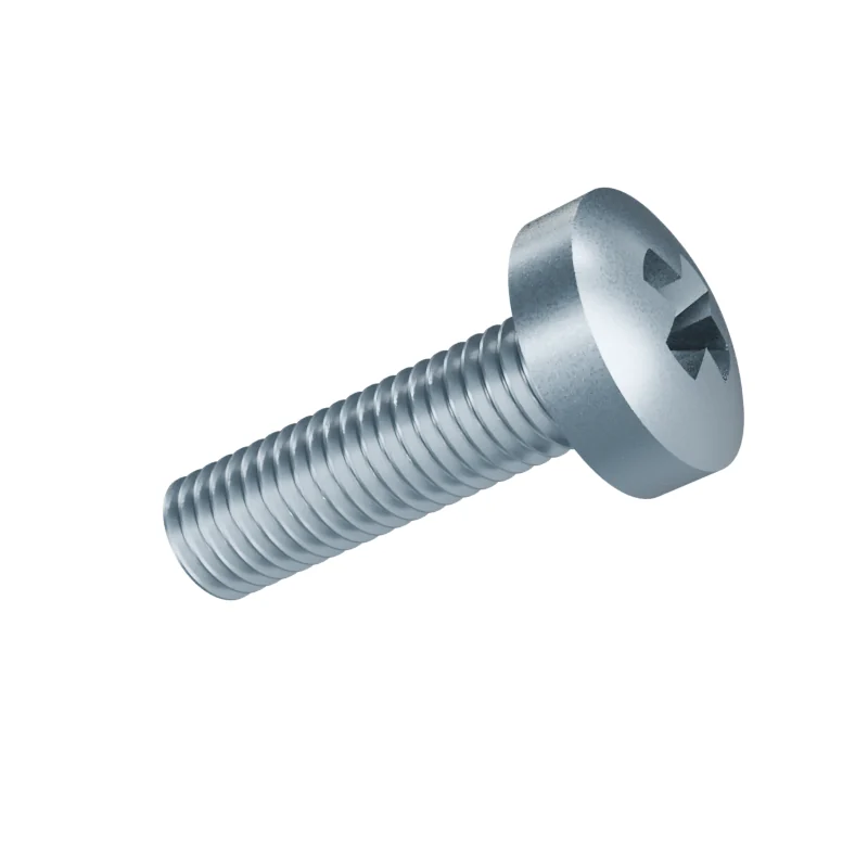 Phillips Pan Head Machine Screw DIN 7985 M10 × 35, zinc plated