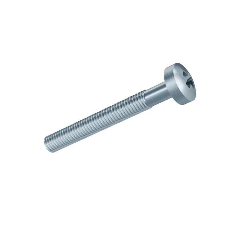 Phillips Pan Head Machine Screw DIN 7985 M3 × 25, zinc plated