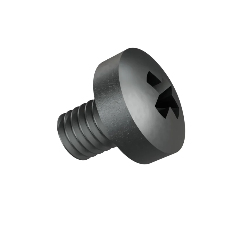 Phillips Pan Head Machine Screw DIN 7985 M3 × 4, plain steel