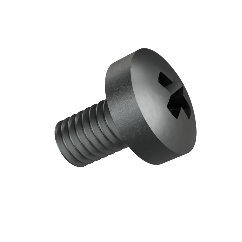 Phillips Pan Head Machine Screw DIN 7985 M3 × 5, plain steel