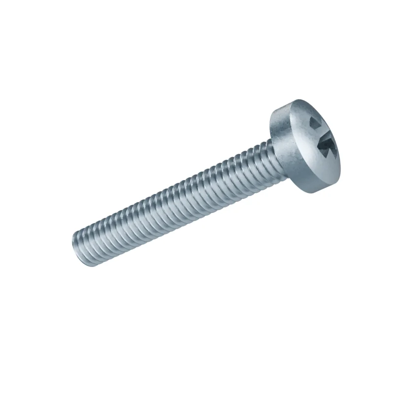 Phillips Pan Head Machine Screw DIN 7985 M4 × 25, zinc plated