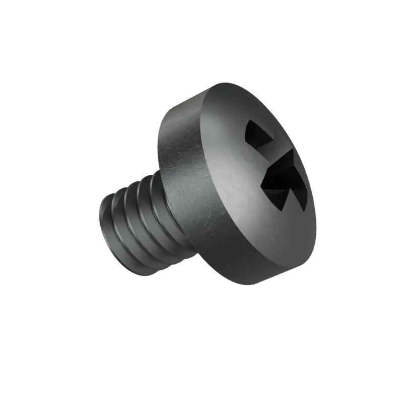 Phillips Pan Head Machine Screw DIN 7985 M4 × 5, plain steel