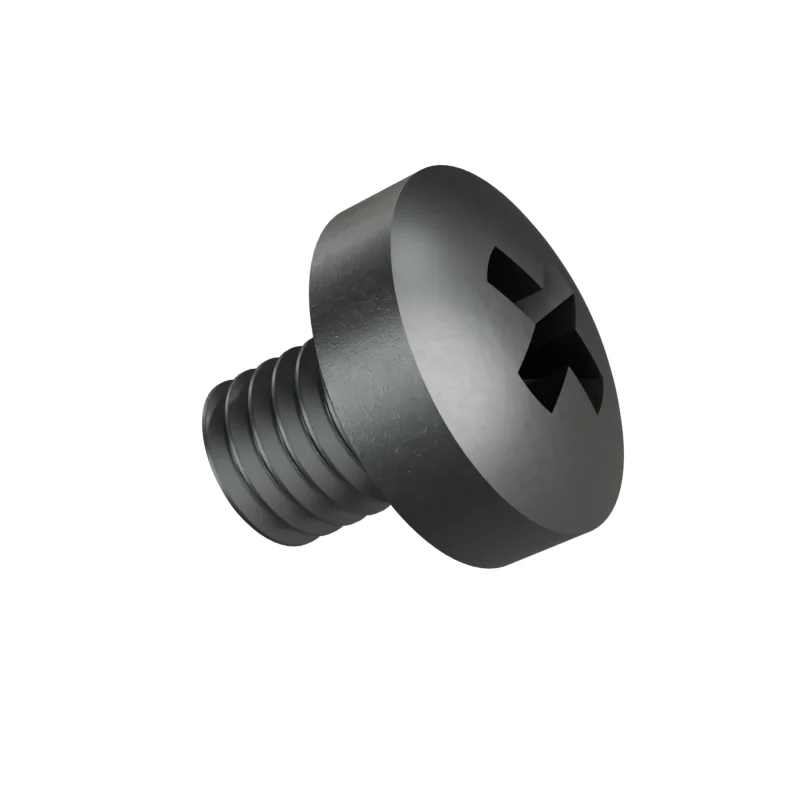 Phillips Pan Head Machine Screw DIN 7985 M5 × 6, plain steel