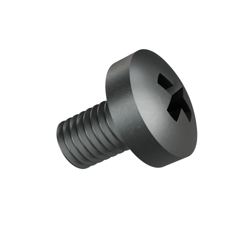 Phillips Pan Head Machine Screw DIN 7985 M5 × 8, plain steel