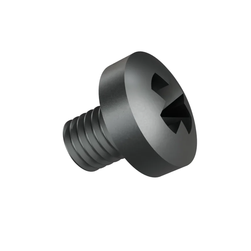 Phillips Pan Head Machine Screw DIN 7985 M8 × 10, plain steel