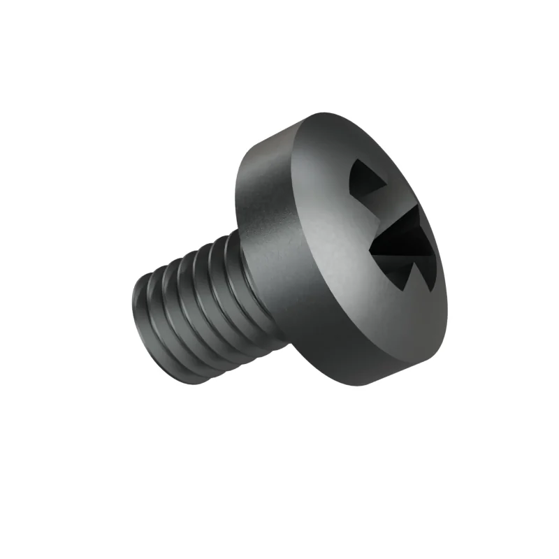 Phillips Pan Head Machine Screw DIN 7985 M8 × 12, plain steel