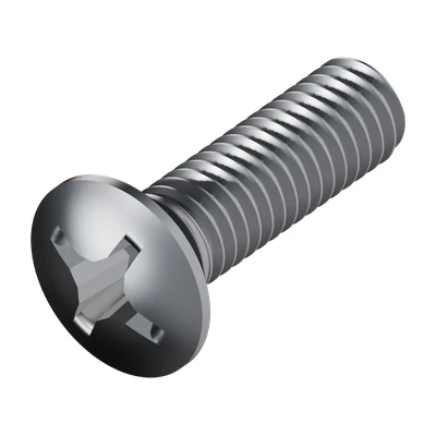 Phillips Raised Countersunk Machine Screw ISO 7047 M6 × 20, overview