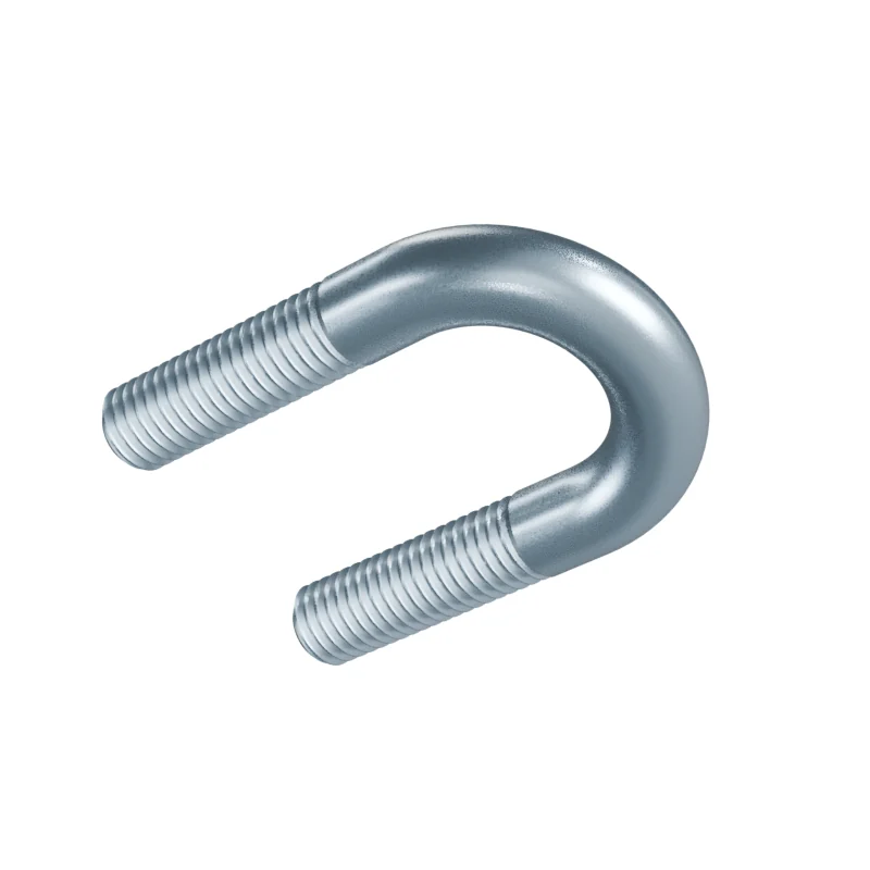 Round Pipe U-Bolt DIN 3570 23, zinc plated