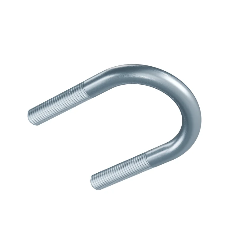 Round Pipe U-Bolt DIN 3570 46, zinc plated
