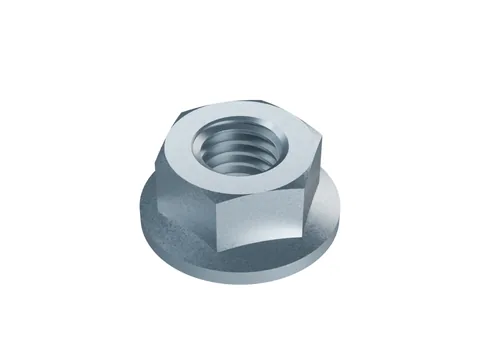 Serrated Hex Flange Nut DIN 6923 M8, zinc plated