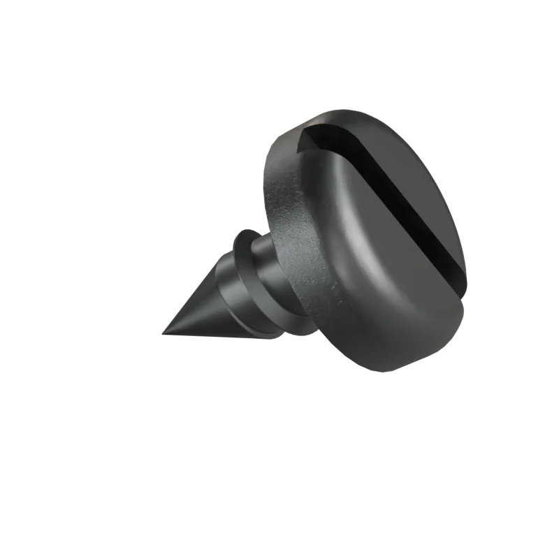 Slotted Pan Head Tapping Screw ISO 1481 ST3.5 × 6.5, plain steel