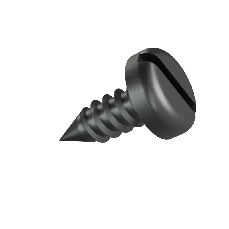 Slotted Pan Head Tapping Screw ISO 1481 ST4.8 × 13, plain steel
