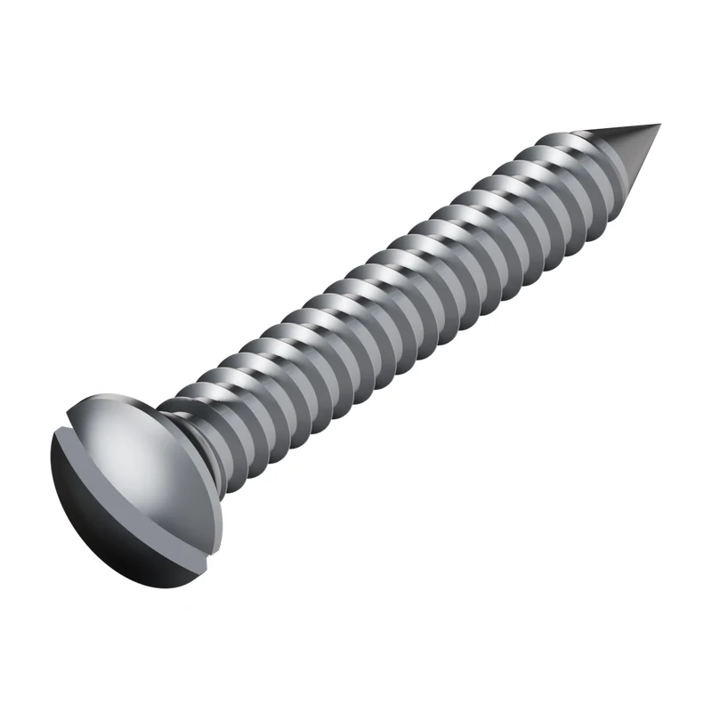Slotted Raised Countersunk Head Tapping Screw