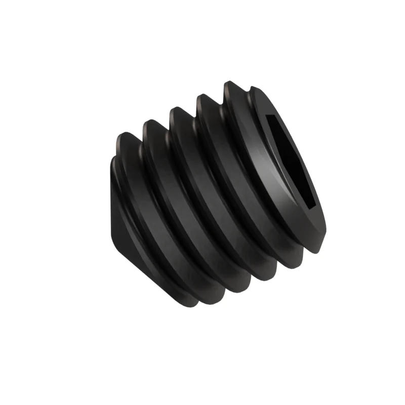 Socket Set Screw Cone Point ISO 4027 M10 × 10, black oxide