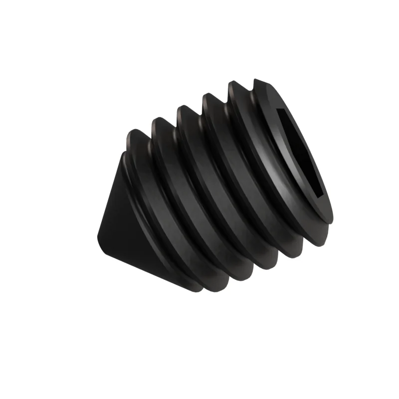 Socket Set Screw Cone Point ISO 4027 M10 × 12, black oxide