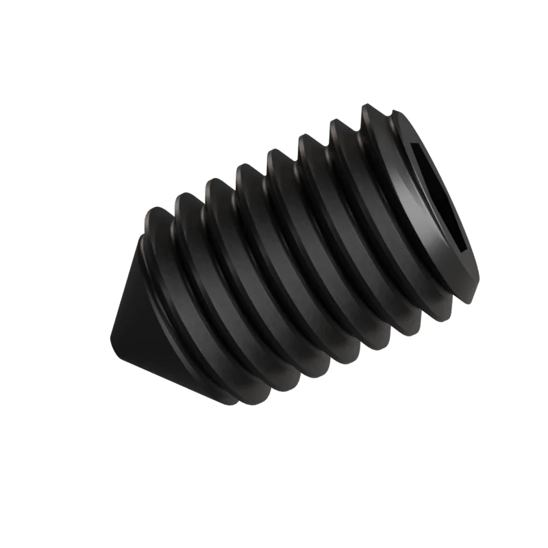 Socket Set Screw Cone Point ISO 4027 M10 × 16, black oxide