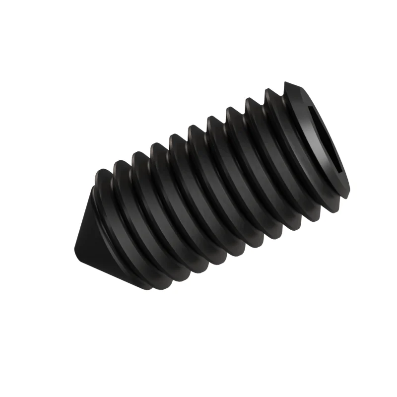 Socket Set Screw Cone Point ISO 4027 M10 × 20, black oxide