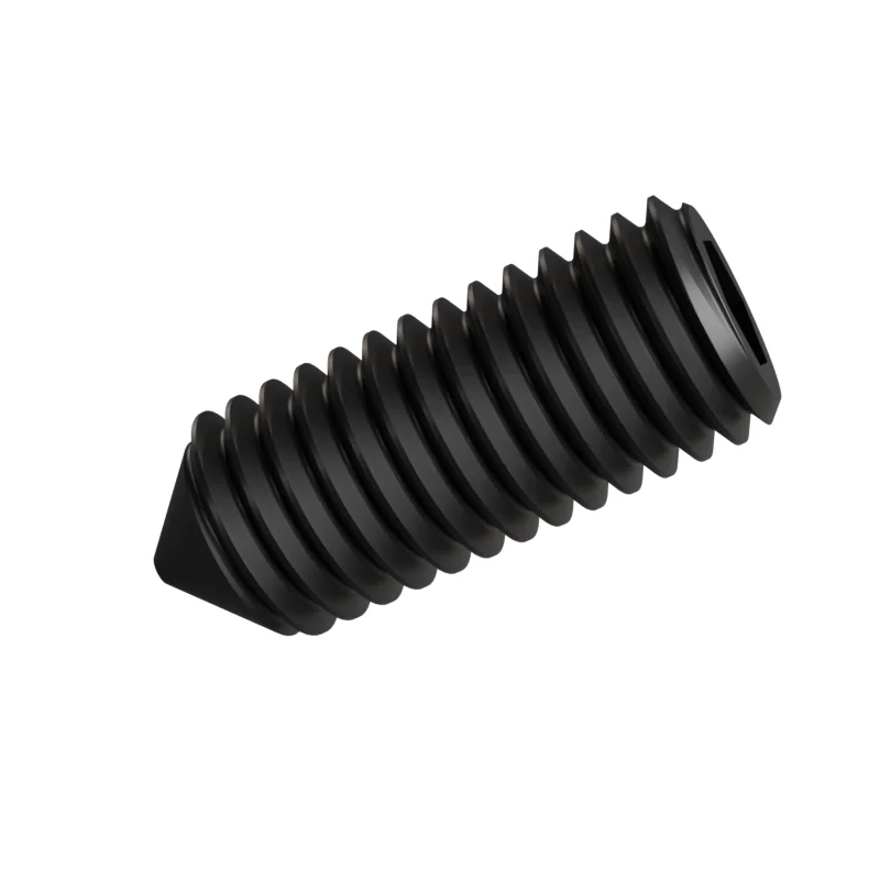 Socket Set Screw Cone Point ISO 4027 M10 × 25, black oxide