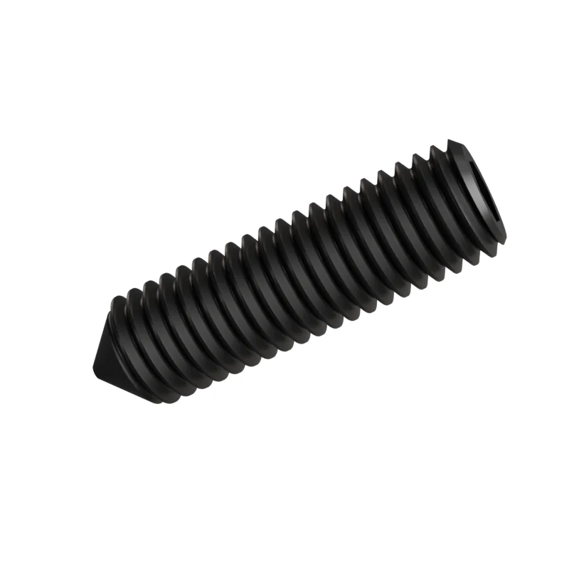 Socket Set Screw Cone Point ISO 4027 M10 × 35, black oxide