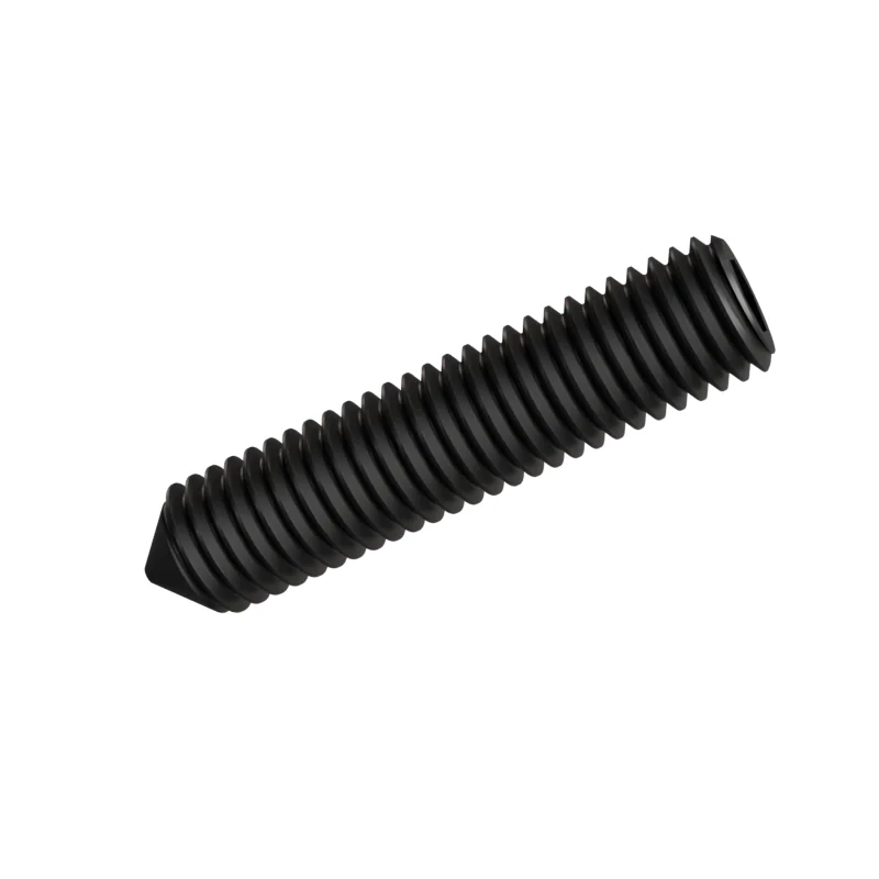 Socket Set Screw Cone Point ISO 4027 M10 × 45, black oxide