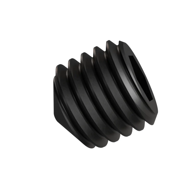 Socket Set Screw Cone Point ISO 4027 M12 × 12, black oxide