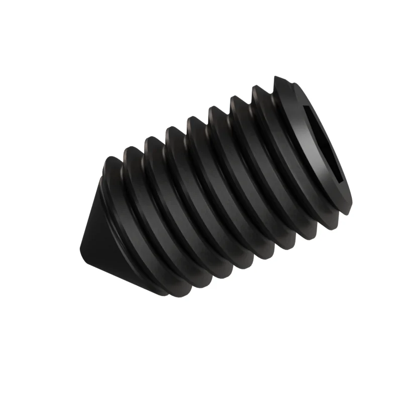 Socket Set Screw Cone Point ISO 4027 M12 × 20, black oxide