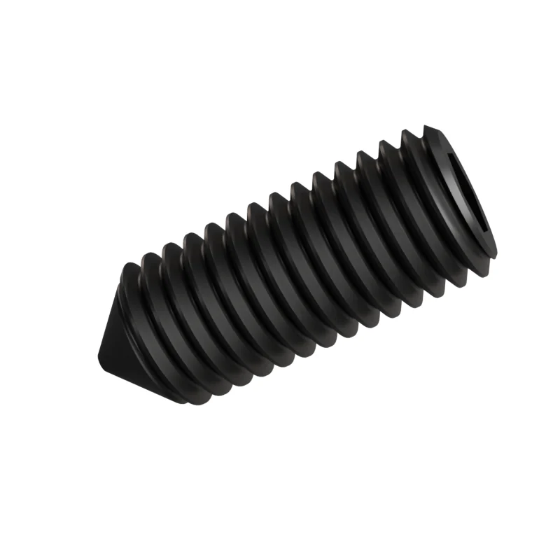 Socket Set Screw Cone Point ISO 4027 M12 × 30, black oxide