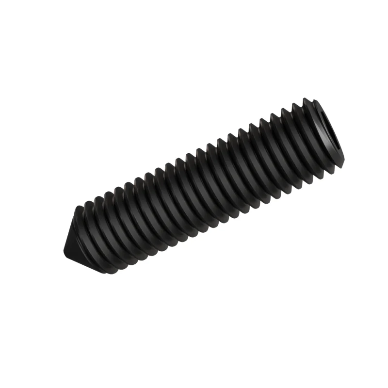 Socket Set Screw Cone Point ISO 4027 M12 × 45, black oxide