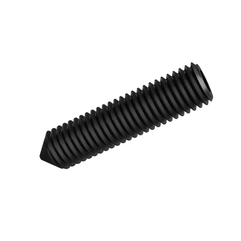 Socket Set Screw Cone Point ISO 4027 M12 × 50, black oxide