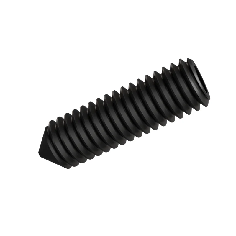 Socket Set Screw Cone Point ISO 4027 M3 × 10, black oxide