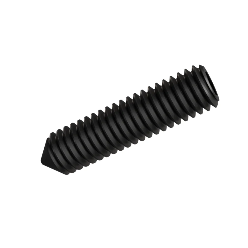 Socket Set Screw Cone Point ISO 4027 M3 × 12, black oxide