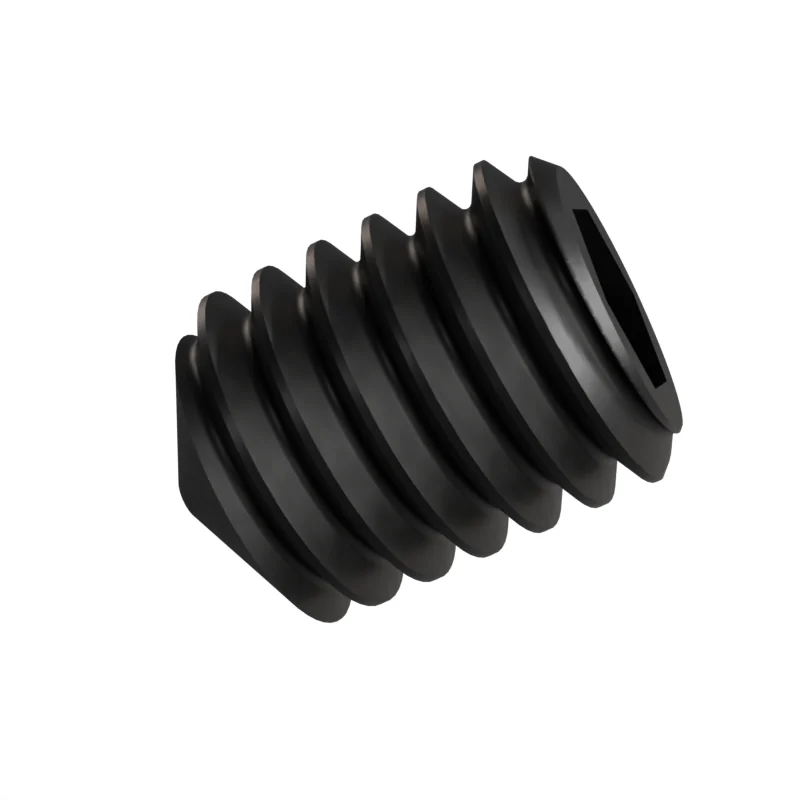 Socket Set Screw Cone Point ISO 4027 M3 × 4, black oxide