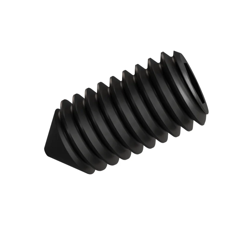 Socket Set Screw Cone Point ISO 4027 M3 × 6, black oxide