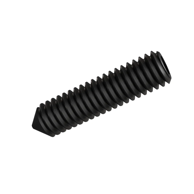 Socket Set Screw Cone Point ISO 4027 M4 × 16, black oxide