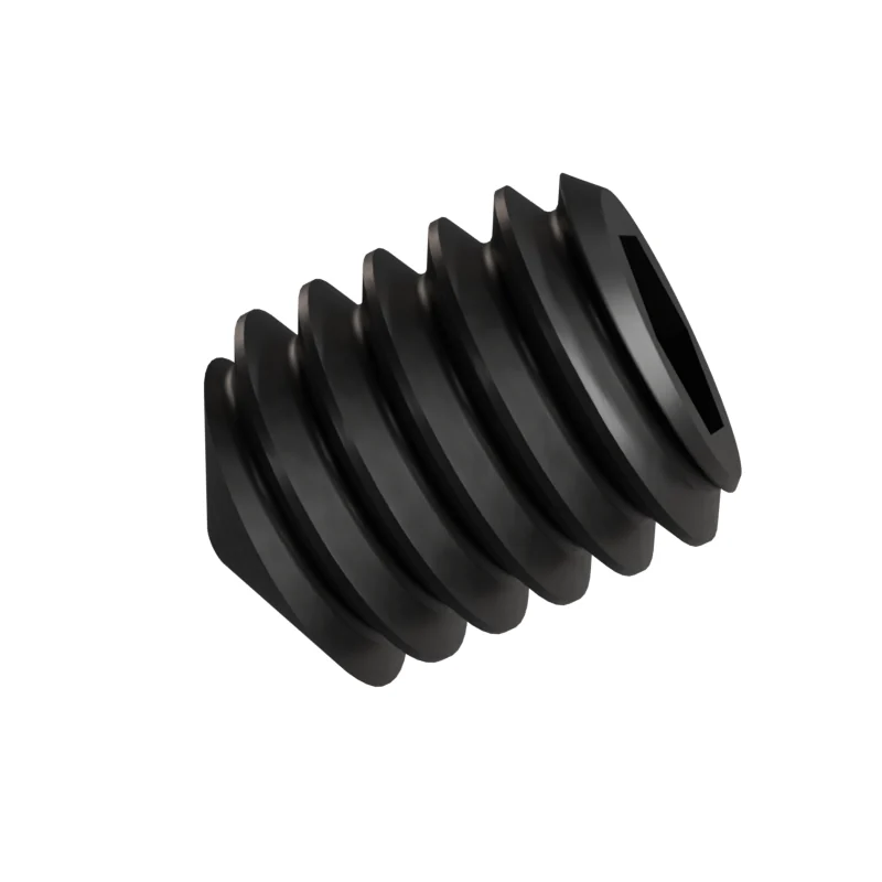 Socket Set Screw Cone Point ISO 4027 M4 × 5, black oxide
