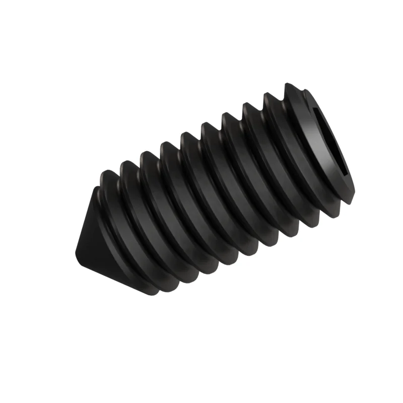 Socket Set Screw Cone Point ISO 4027 M5 × 10, black oxide