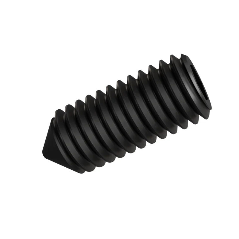 Socket Set Screw Cone Point ISO 4027 M5 × 12, black oxide